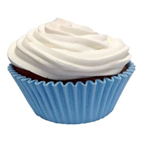 FORMA MINI CUPCAKE AZUL BEBE