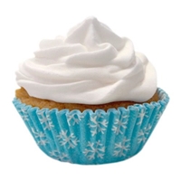 FORMA MINI CUPCAKE FLOCOS NEVE