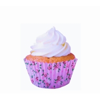 FORMA MINI CUPCAKE FLORES ROSA