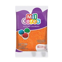 ACUCAR COLORIDO MIL CORES LARANJA