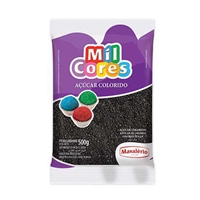 ACUCAR COLORIDO MIL CORES PRETO