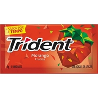 CHICLE TRIDENT MORANGO